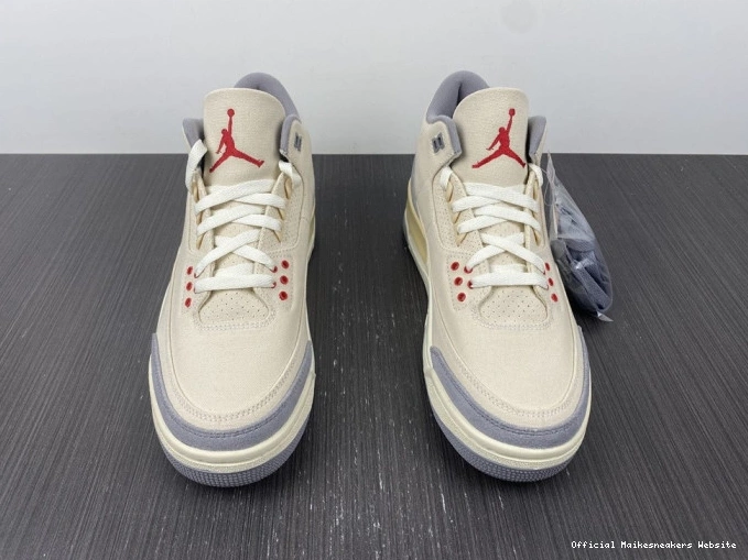 Official Maikesneakers Muslin 3 Jordan DH7139-100 Retro Air 0728